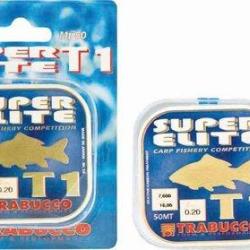 TRABUCCO FIL DE P&Ecirc;CHE SUPER ELITE T1 CARP 50M TRABUCCO 0,20mm