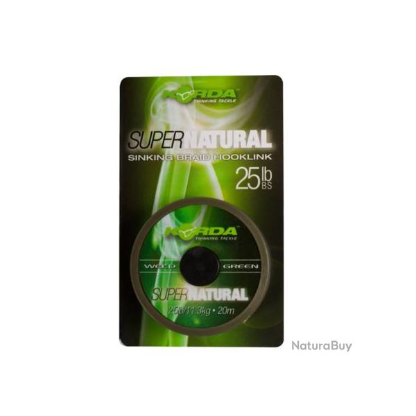 KORDA HOOKLINK SUPER NATUREL TRESSE KORDA Weed 18lb
