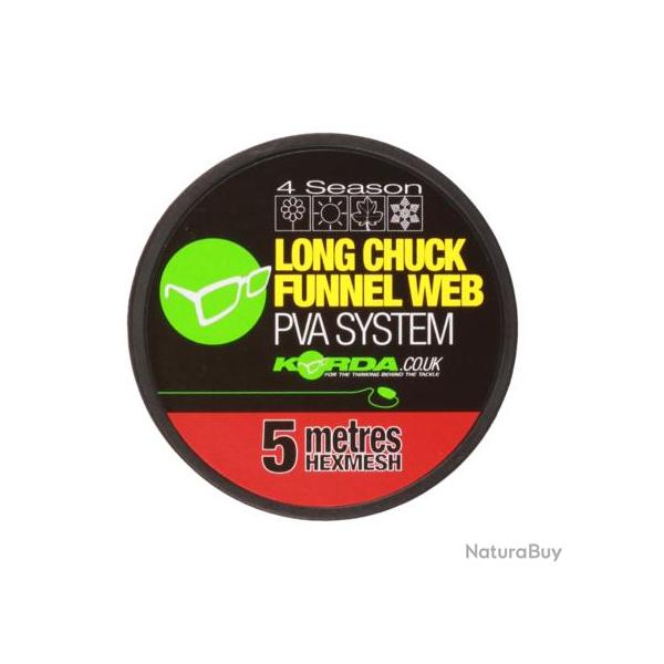 KORDA LONG CHUCK FUNNEL WEB HEXMESH REFILL / RECHARGE 5m