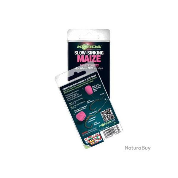 KORDA SLOW SINKING MAIZE FRUITY SQUID PINK / ROSE