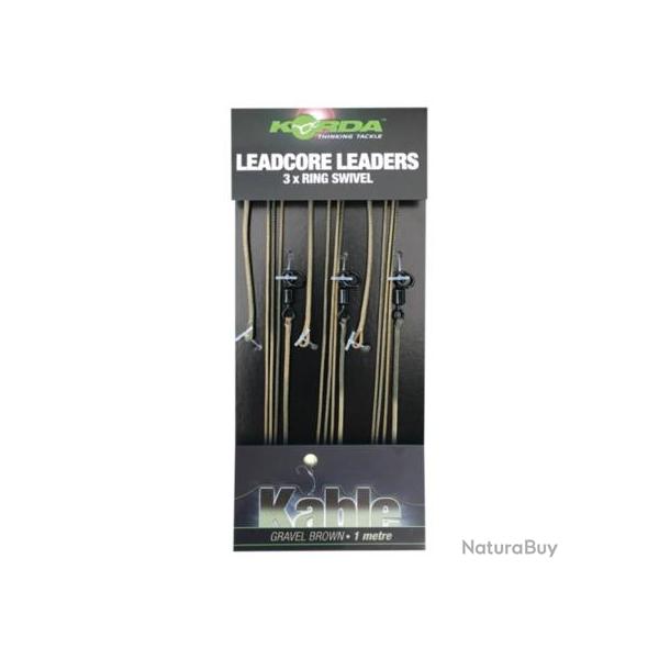 KORDA LEADCORE LEADER RING SWIVEL / PIVOT KORDA Gravel