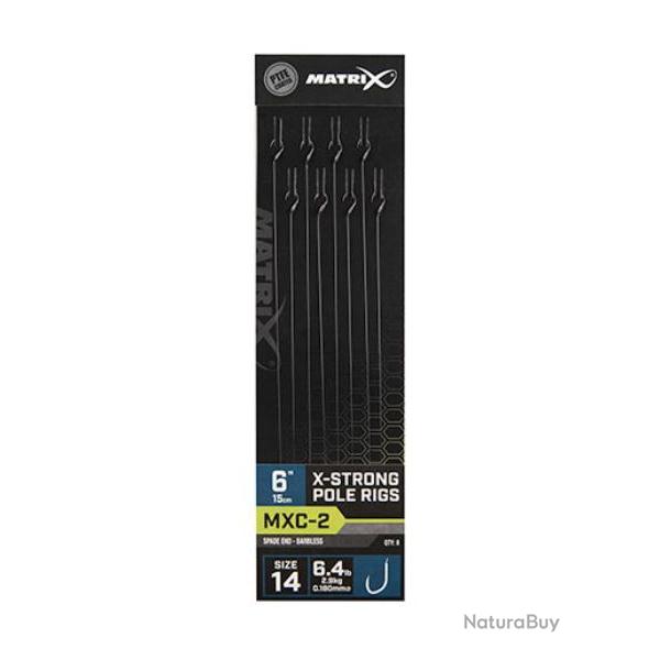 MATRIX BAS DE LIGNE MXC-2 X-STRONG POLE RIGS 6"/15CM 0,18mm 14 6''15cm