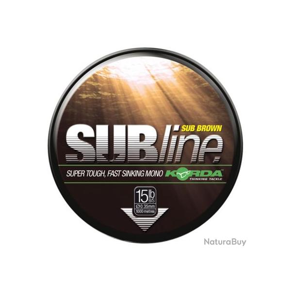 KORDA MONO LIGNE SUBLINE ULTRA TOUGH 1000M KORDA Bruin 20lb