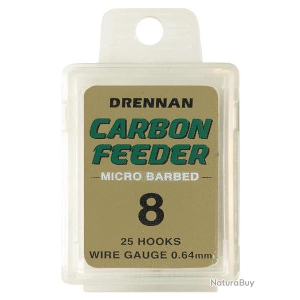 DRENNAN HAMEONS CARBON FEEDER BARBED BOX 25PCS 8