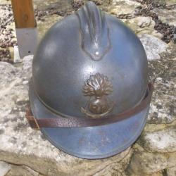 beau casque adrian mod 15 infanterie coloniale 14/18