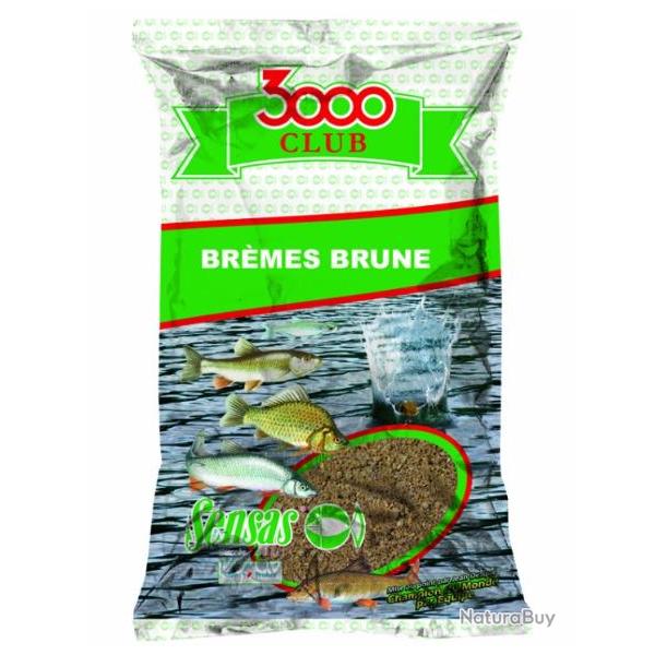 SENSAS AMORCE 3000 CLUB BR�MES BRUNE 1KG SENSAS