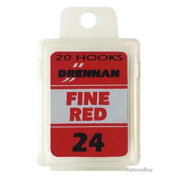 DRENNAN HAME�ONS FINE RED BARBED BOX 20PCS 24