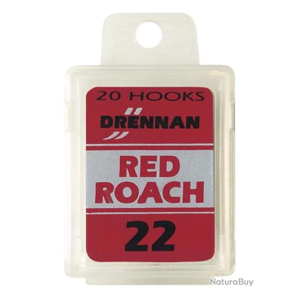 DRENNAN HAME�ONS RED ROACH BARBED BOX 20PCS 22