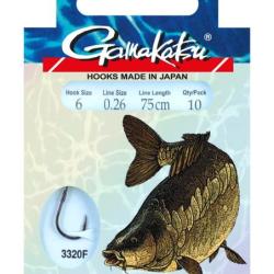 GAMAKATSU BAS DE LIGNE CARPE LS - 3320 0,24mm 8