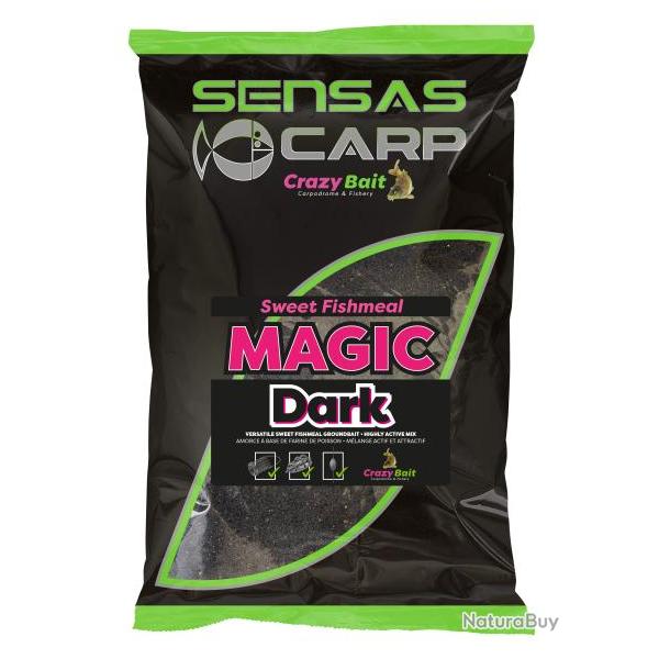 SENSAS AMORCE SWEET FISHMEAL MAGIC DARK 2KG SENSAS
