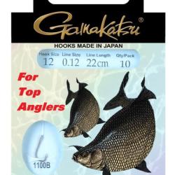 GAMAKATSU BAS DE LIGNE COMPETITION BREAM LS - 1100 0,14mm 14