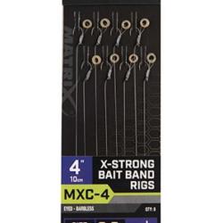 MATRIX BAS DE LIGNE MXC-4 X-STRONG BAIT BAND RIGS 4"/10CM 0,23mm 12 4''/10cm