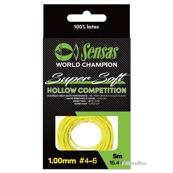 SENSAS LASTIQUE HOLLOW COMPET SUPER SOFT SENSAS 1.50mm