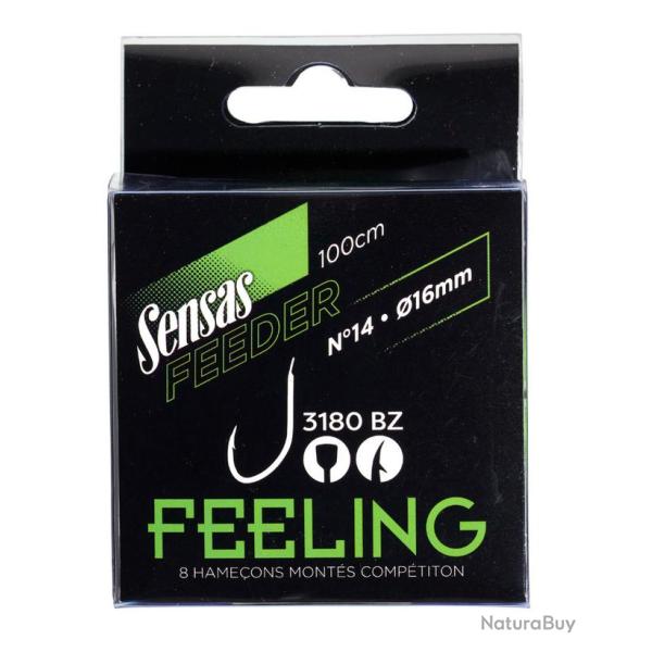 SENSAS BAS DE LIGNE FEEDER HAME�ONS MONTES 3180 BZ 100CM 0,16mm 14