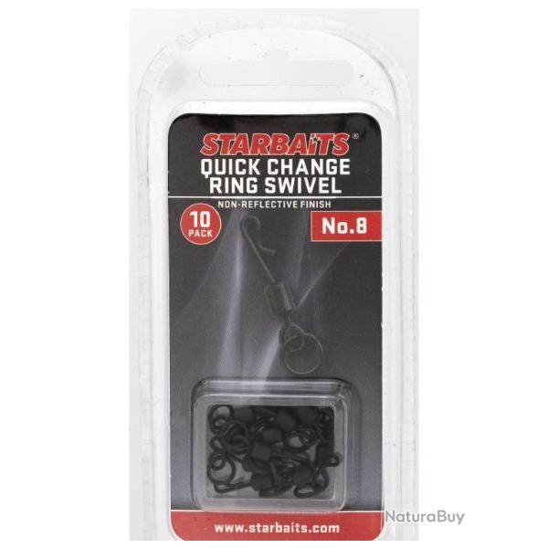 STARBAITS - EMERILLON A ANNEAU QUICK CHANGE N�8