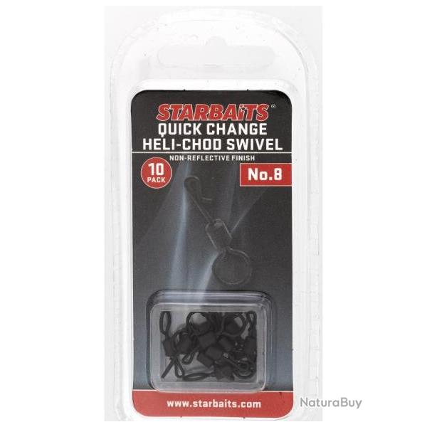 STARBAITS - EMERILLON QUICK CHANGE HELI-CHOD N�8