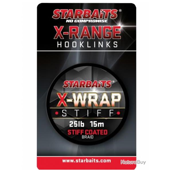 STARBAITS X WRAP STIFF COATED BRAID STARBAITS Bruin 25lb