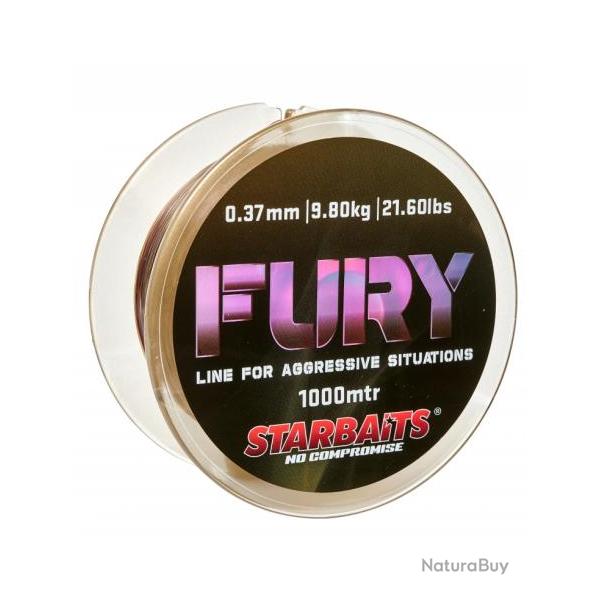 STARBAITS - LIGNE NYLON - FURY 0.37mm 1000m