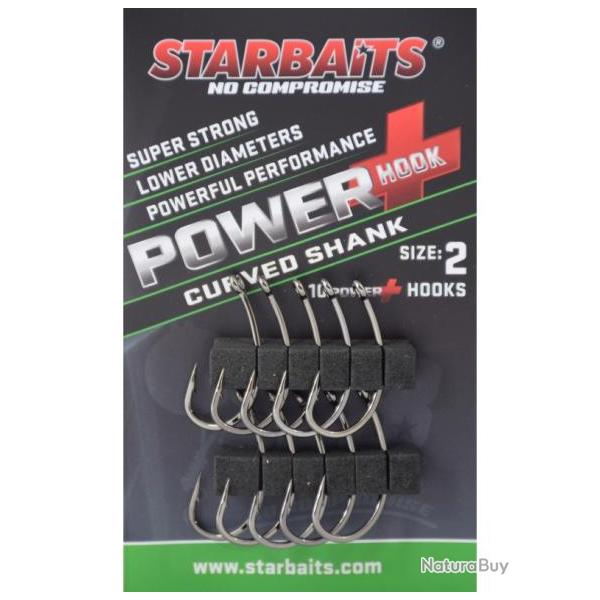 STARBAITS - HAME�ON POWER HOOK CURVED SHANK 2