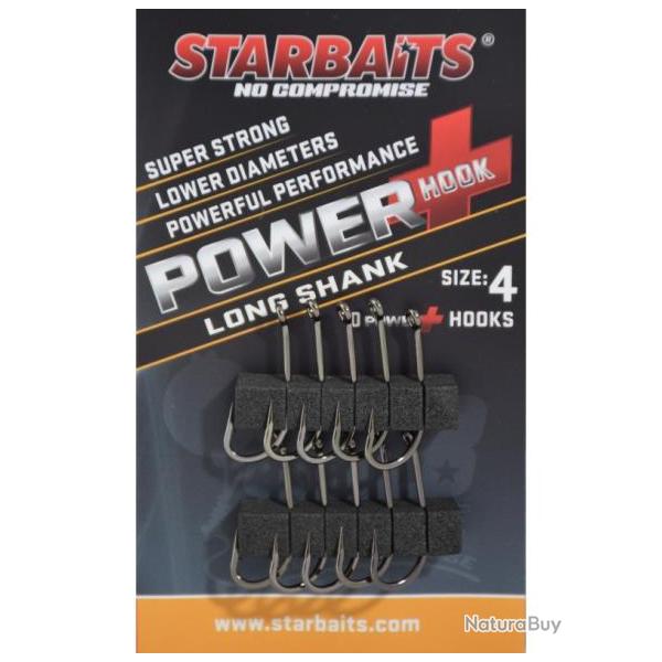 STARBAITS - HAME�ON POWER HOOK LONG SHANK 4