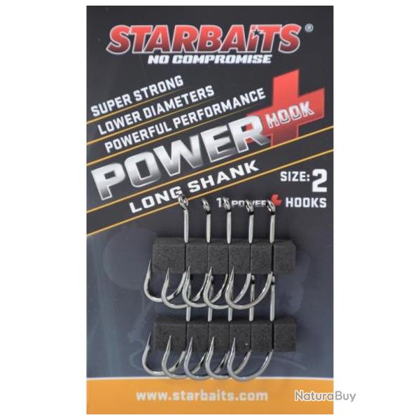 STARBAITS - HAME�ON POWER HOOK LONG SHANK 2