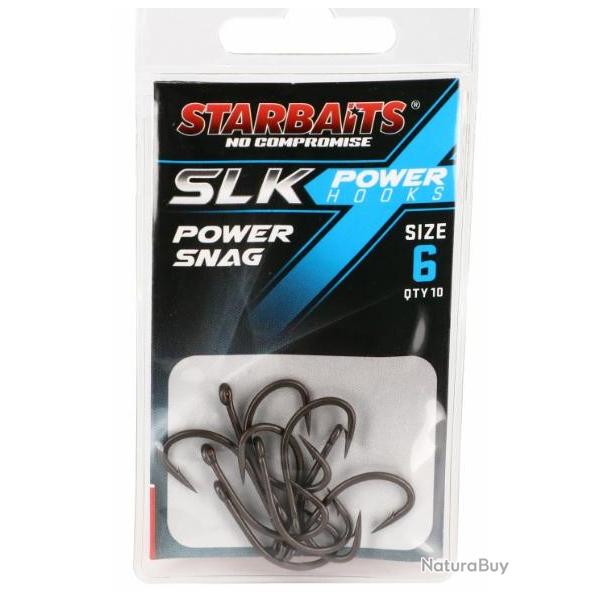 STARBAITS - HAME�ON SLK POWER HOOK PTFE COATED POWER SNAG 6
