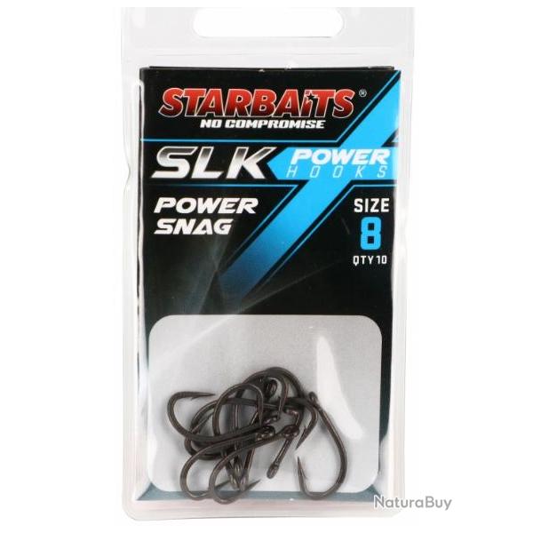 STARBAITS - HAME�ON SLK POWER HOOK PTFE COATED POWER SNAG 8