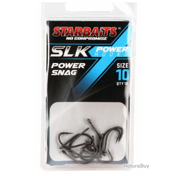 STARBAITS - HAME�ON SLK POWER HOOK PTFE COATED POWER SNAG 10