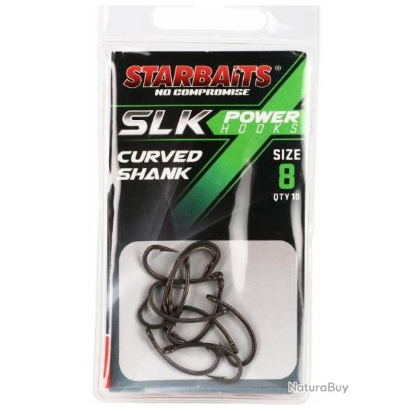 STARBAITS - HAME�ON SLK POWER HOOK PTFE COATED CURVED SHANK 8