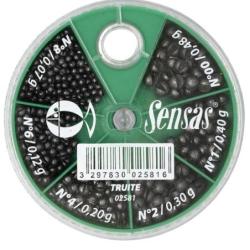 SENSAS PLOMBS BOITE STANDARD TRUITE SENSAS