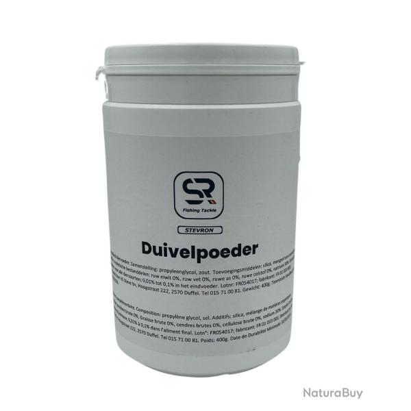 STEVRON TACKLE FISHING ADDITIF DUIVELPOEDER STEVRON 400gr