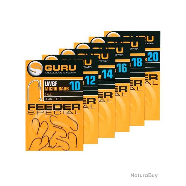 GURU HAME�ON LWG FEEDER SPECIAL BARBED/EYED 14