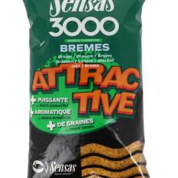 SENSAS AMORCE 3000 ATTRACTIVE BR&Egrave;MES 1KG SENSAS