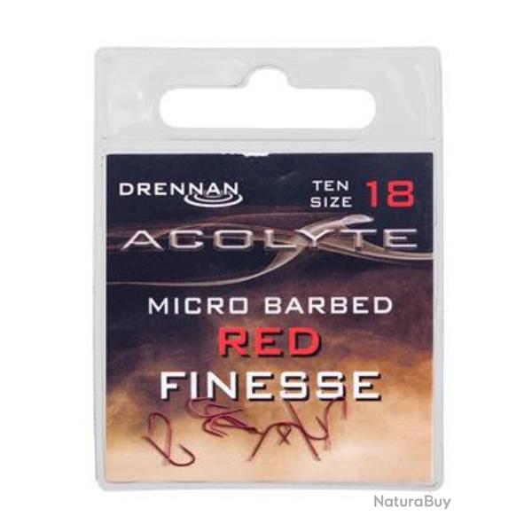 DRENNAN HAME�ONS ACOLYTE RED FINESSE BARBED DRENNAN 18