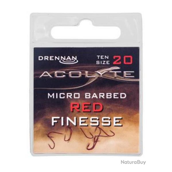 DRENNAN HAME�ONS ACOLYTE RED FINESSE BARBED DRENNAN 20