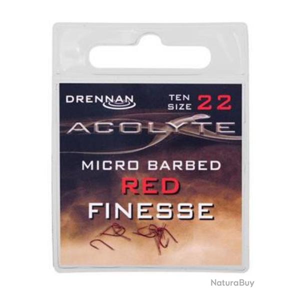 DRENNAN HAME�ONS ACOLYTE RED FINESSE BARBED DRENNAN 22
