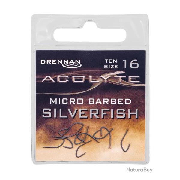 DRENNAN HAME�ONS ACOLYTE SILVERFISH MICRO BARBED 16