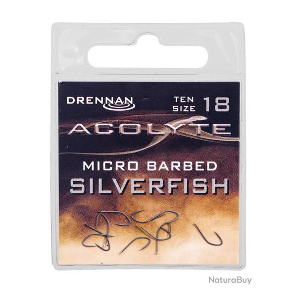 DRENNAN HAME�ONS ACOLYTE SILVERFISH MICRO BARBED 18