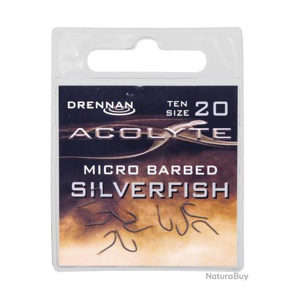 DRENNAN HAME�ONS ACOLYTE SILVERFISH MICRO BARBED 20