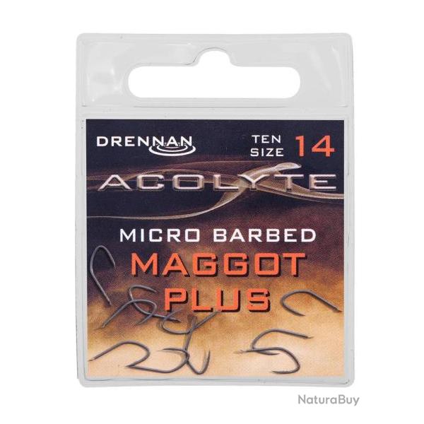 DRENNAN HAME�ONS ACOLYTE MAGGOT PLUS MICRO BARBED DRENNAN 14