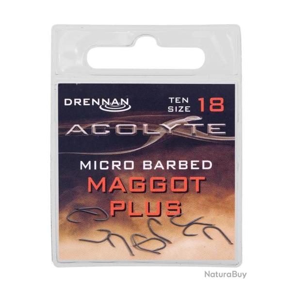 DRENNAN HAME�ONS ACOLYTE MAGGOT PLUS MICRO BARBED DRENNAN 18
