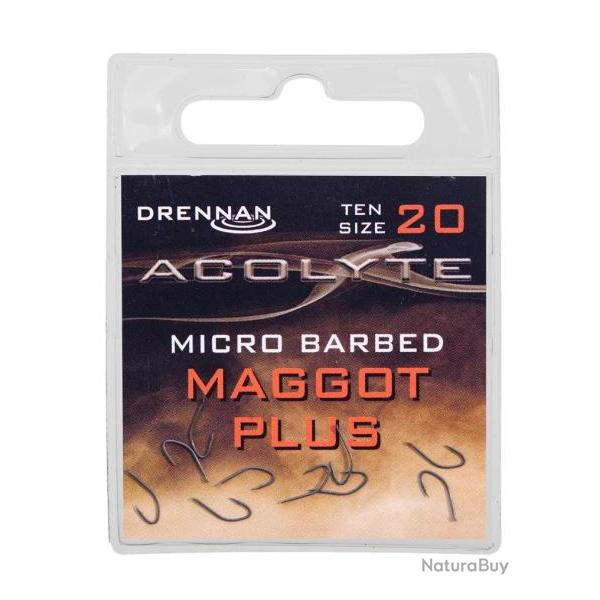 DRENNAN HAME�ONS ACOLYTE MAGGOT PLUS MICRO BARBED DRENNAN 20