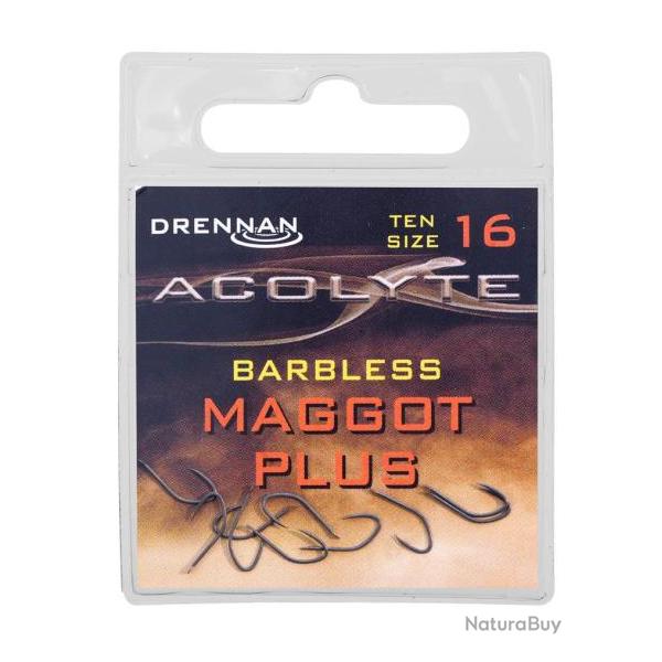 DRENNAN HAME�ONS ACOLYTE MAGGOT PLUS BARBLESS DRENNAN 16