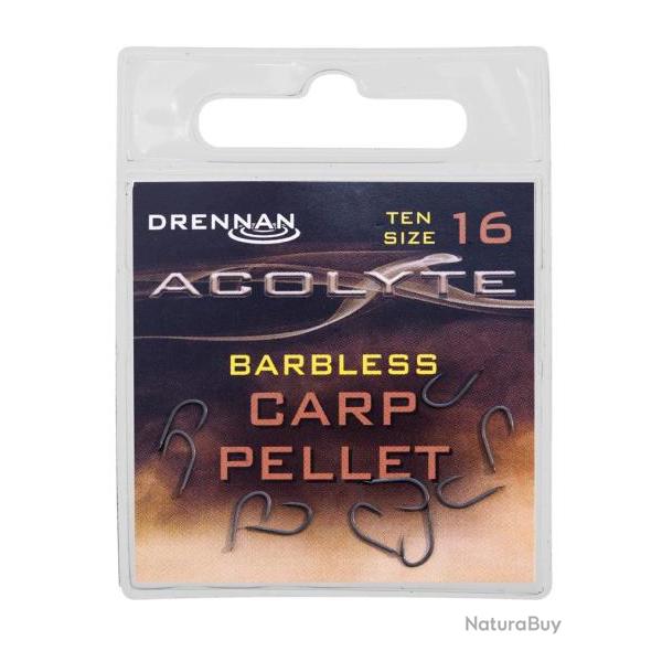 DRENNAN HAME�ONS ACOLYTE CARP PELLET BARBLESS DRENNAN 16
