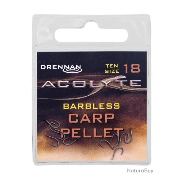 DRENNAN HAME�ONS ACOLYTE CARP PELLET BARBLESS DRENNAN 18