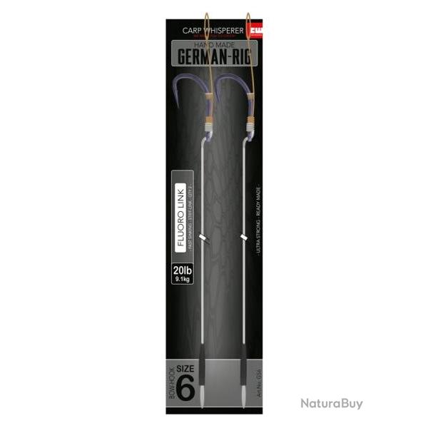 CARP WHISPERER BAS DE LIGNE GERMAN STIFF RIG CARP WHISPERER 4