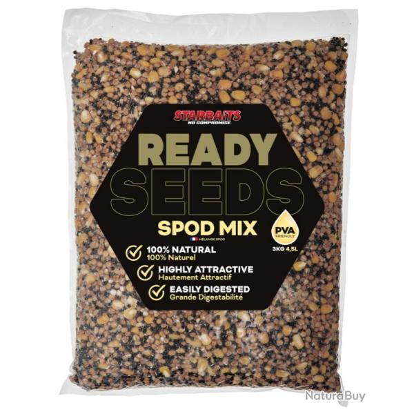 STARBAITS GRAINES READY SEEDS SPOD MIX STARBAITS 1kg