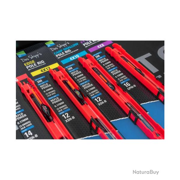 PRESTON LIGNE MONT�E EDGE POLE RIG 3m 0,19mm 12 4x12