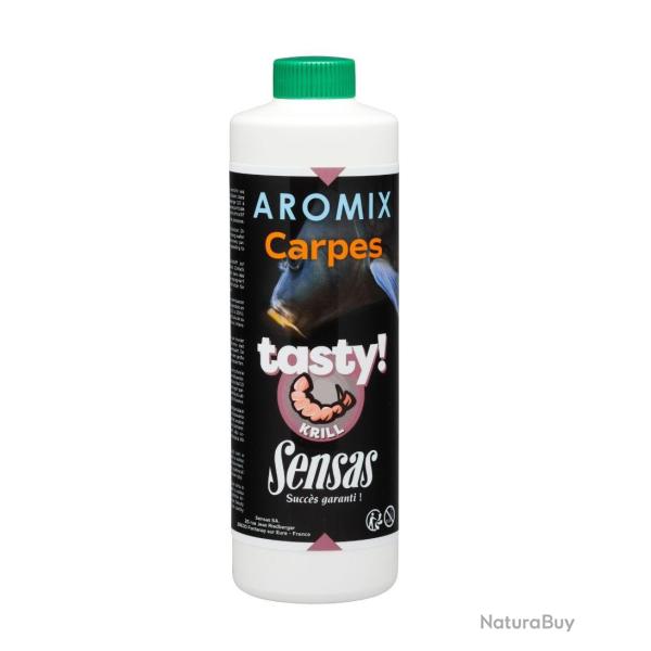 SENSAS LIQUIDE AROMIX CARP TASTY KRILL 500ML SENSAS