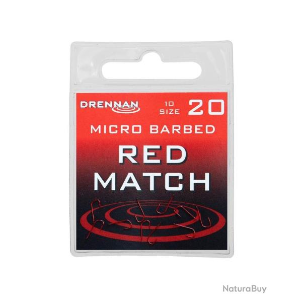 DRENNAN HAME�ONS RED MATCH BARBED 10PCS DRENNAN 20